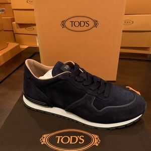 Tods Suede Tennis Shoes